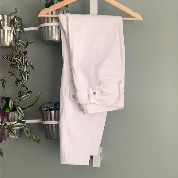 Madewell Denim - Madewell High Riser skinny jeans, white